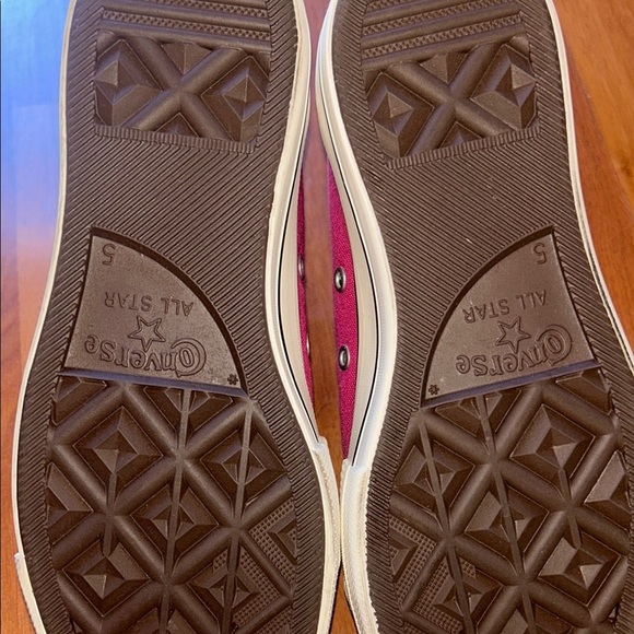 Trendy Fuchsia and Black High-Top Sneakers - Picture 9 of 15